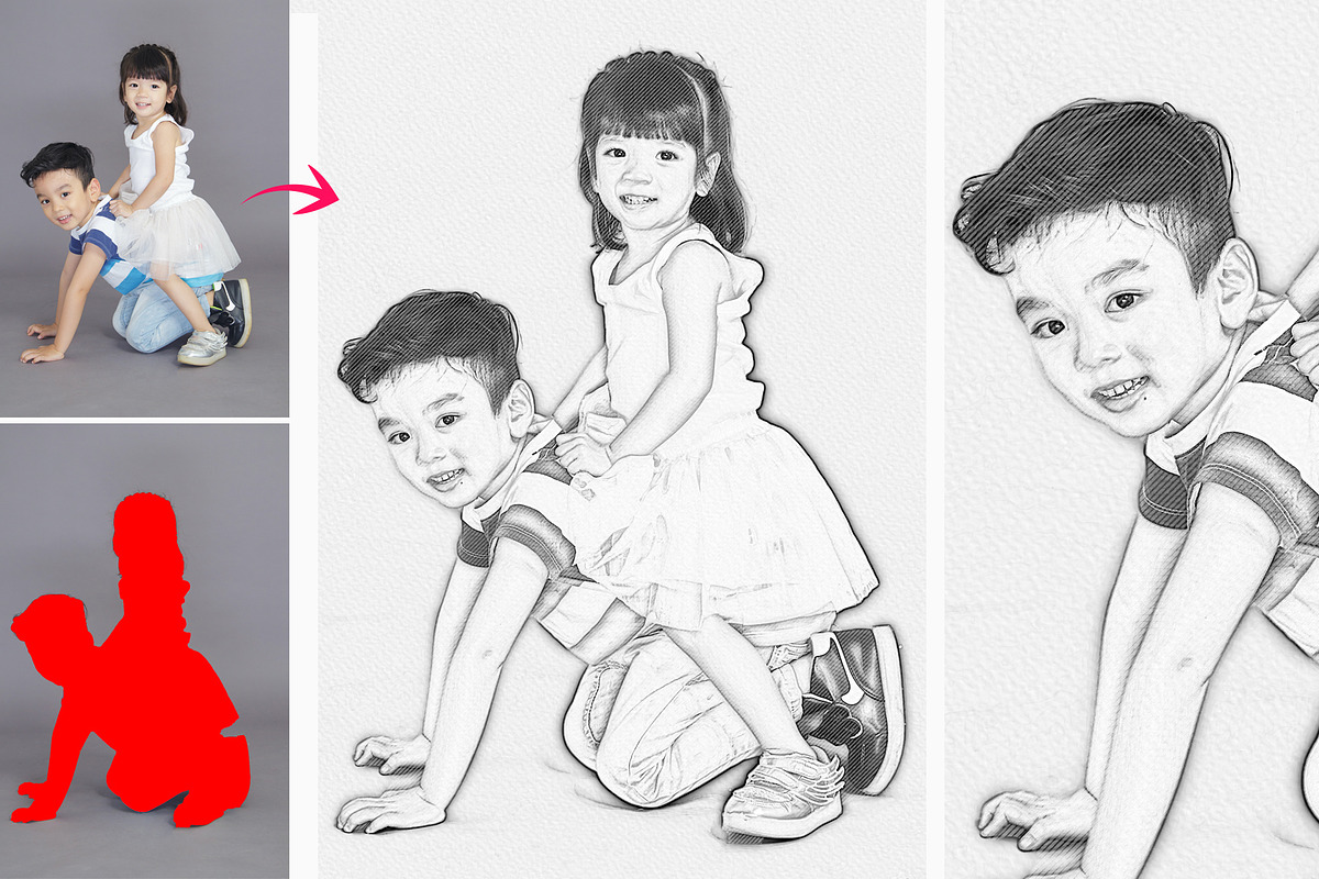 Line Art & Sketch Effect, an Action Add-On by MRI STUDIO (Photo 9 of 11)