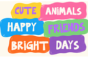 WONKY WILDING is a playful font, a Handwritten Font by cocodesign (Thumbnail 7 of 9)