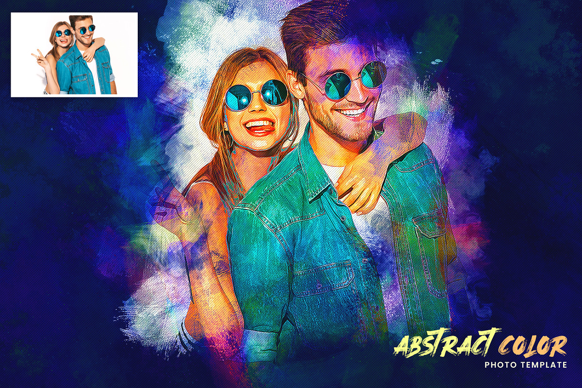 Abstract Color Art Photo Template, a Templates & Theme by U_Design (Photo 16 of 23)