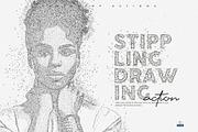 Stippling Photoshop Action, an Action Add-On by DuoFankaar (Thumbnail 1 of 9)