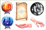 Magic, witchcraft, and Halloween, an Education Illustration by Olha's watercolor (Thumbnail 8 of 19)