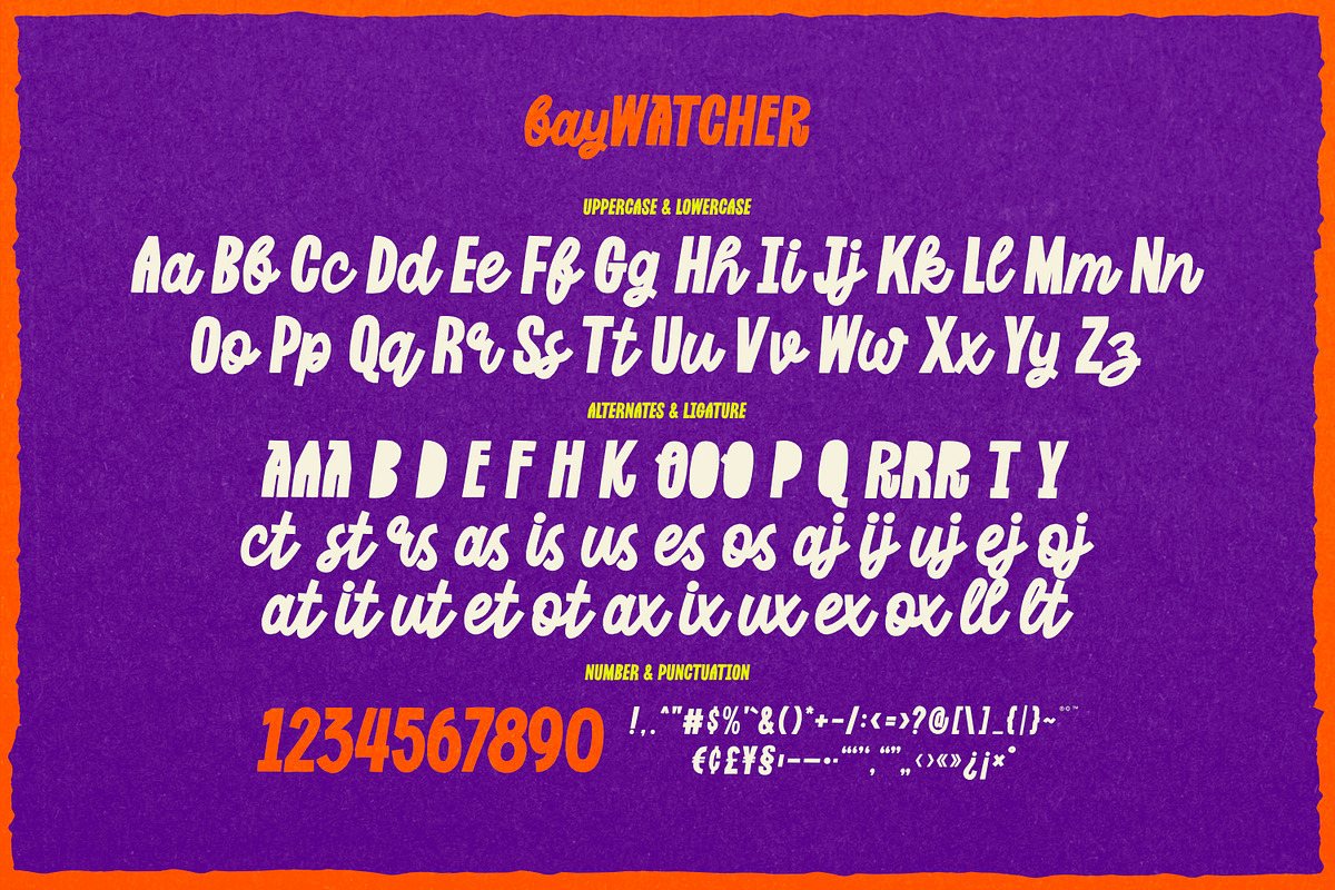 Bay Watcher - Summer Holiday Font, a Sans Serif Font by ikiiko (Photo 6 of 7)