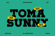 Toma Sunny Slab Serif Font, a Slab Serif Font by Storytype Studio (Thumbnail 1 of 11)