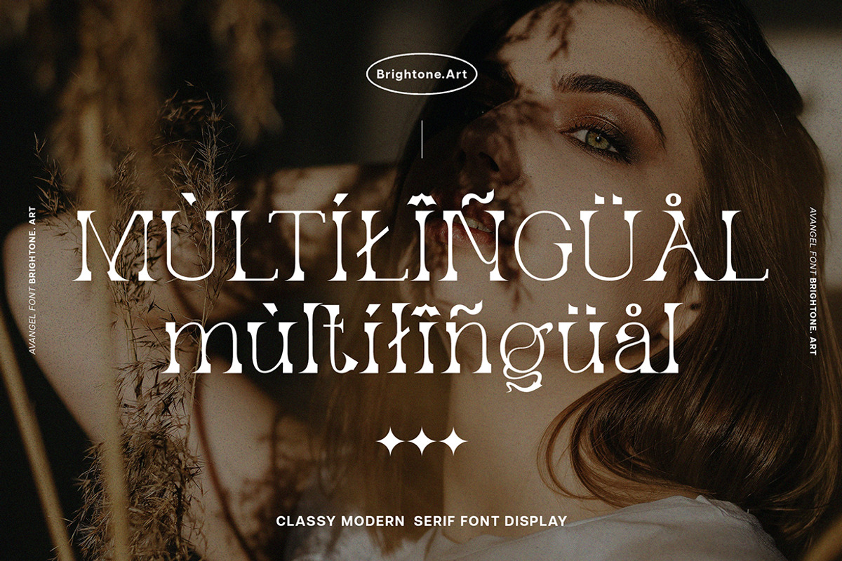Avangel - Modern Serif, a Serif Font by Brightone (Photo 3 of 7)