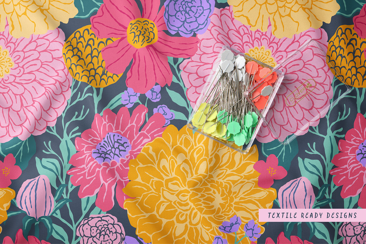 Bloomcore Vector Patterns & Graphics, a Pattern Graphic by rouxsupplyco (Photo 9 of 12)
