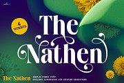 Nathen - Elegant Serif Display Font, a Serif Font by Ekahermawan (Thumbnail 1 of 12)