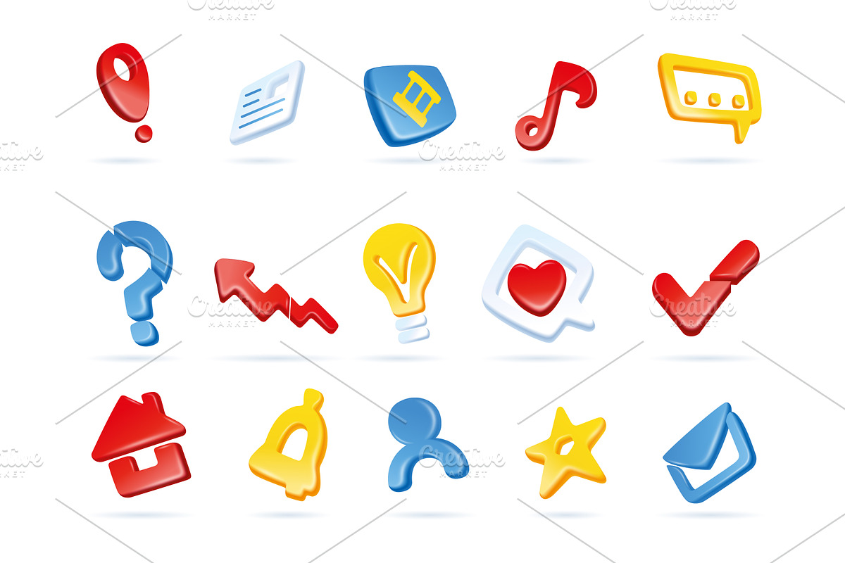 Social media icon set. Speech bubble, an Object Illustration by the8monkey