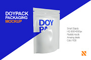 Doypack Pouch Mockup, a Cups & Container Mockup by Nina Shaw (Thumbnail 1 of 10)