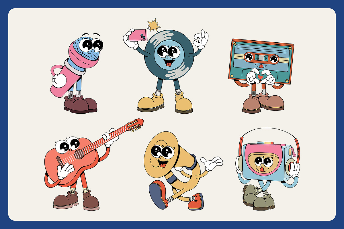 Musical Party - Character Collection, an Illustration by Alina Sh (Photo 4 of 9)