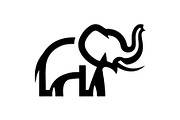 Elephant Vector Elements Bundle, an Animal Illustration by balal (Thumbnail 13 of 18)