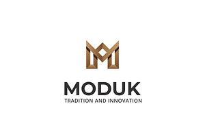 Moduk Abstract Letter M Logo