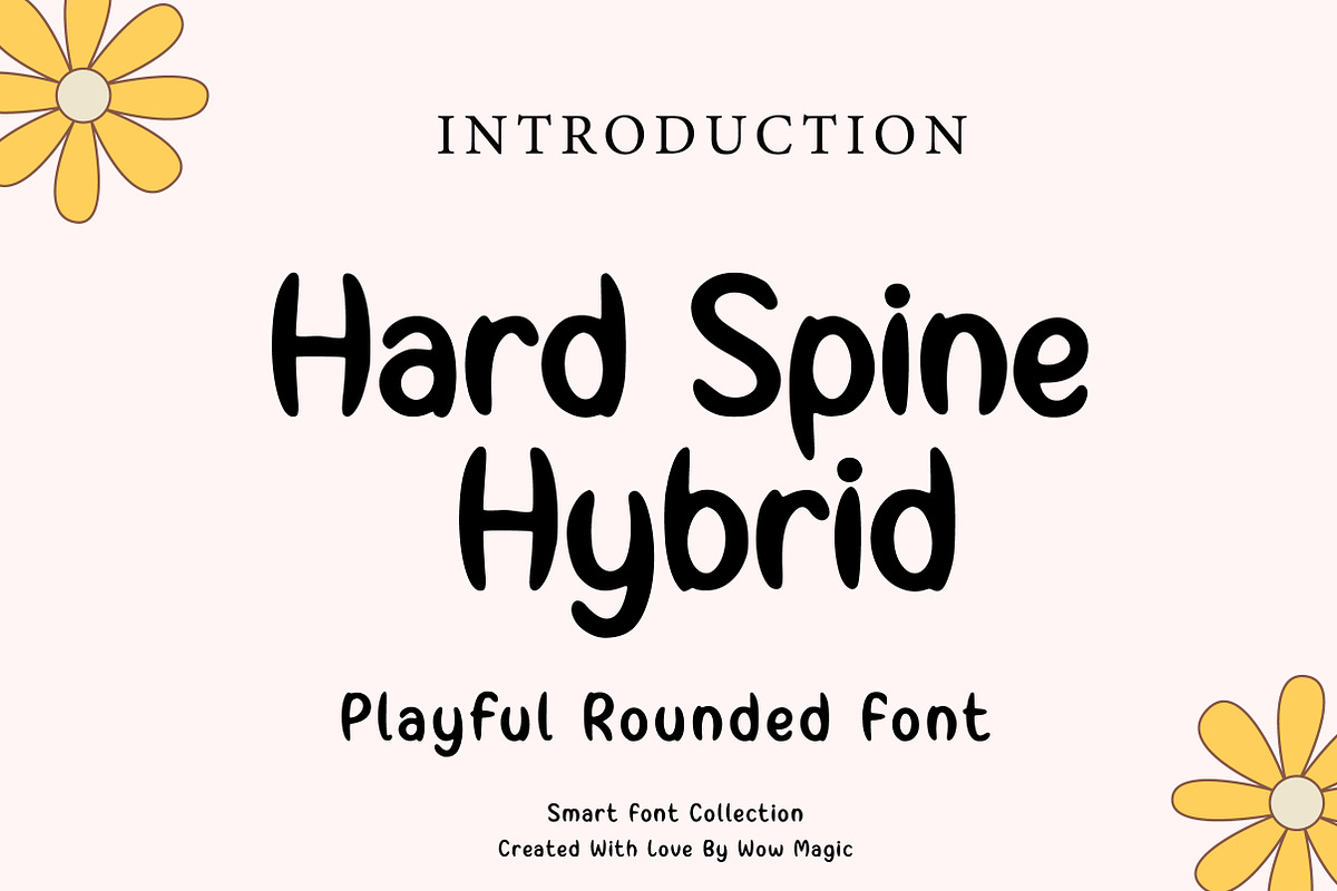 Hard Spine Hybrid, a Serif Font by Wow Magic (Photo 1 of 3)