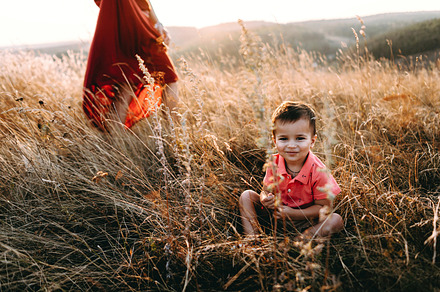 Portrait of a sunny boy