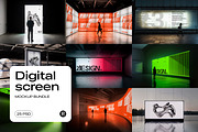 Digital Screen Mockup Bundle, an Advertising Mockup by Renderteam (Thumbnail 1 of 13)