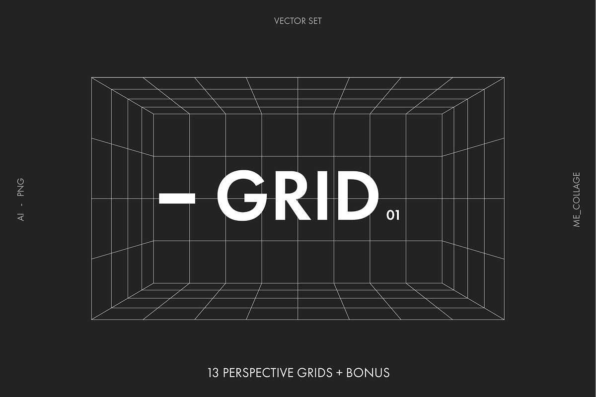 Vector Perspective Grids, an Object Graphic by ME_COLLAGE (Photo 1 of 14)