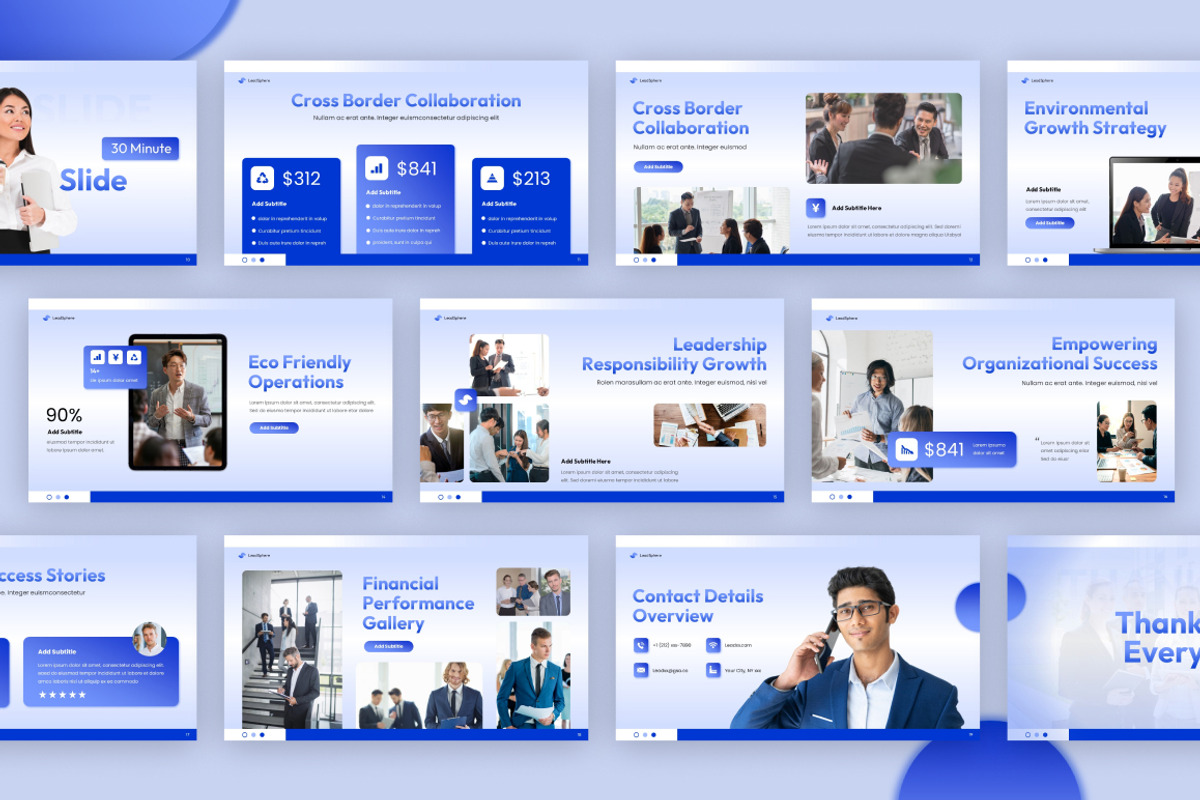 Business Leadership Google Slides, a Presentation Template by Loin Studio (Photo 4 of 4)