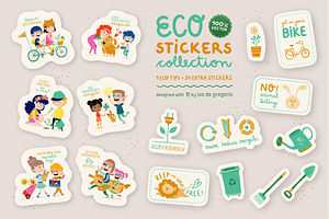 Eco Stickers to Care the Planet