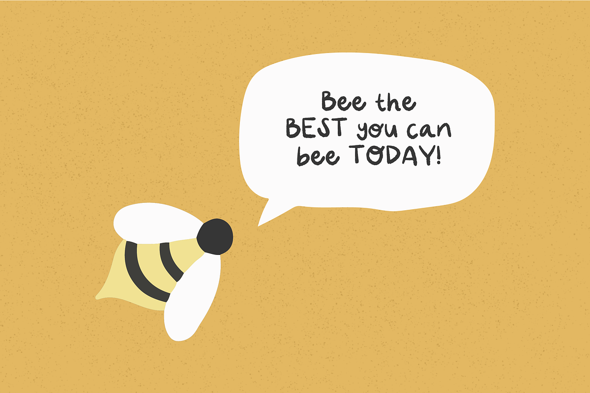 Little Bumblebee Hand Drawn Font, a Script Font by thetrendytemplate (Photo 5 of 6)