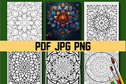 Mandala coloring Book for Adults, an Animal Illustration by Design Home (Thumbnail 6 of 7)