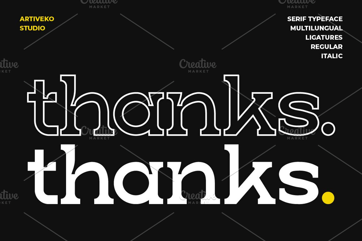 Branty Modern Serif Font, a Serif Font by Artiveko (Photo 8 of 8)