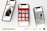NOIR - Magazine Brochure Template, a Social Media Template by Studio Manuals (Thumbnail 6 of 8)