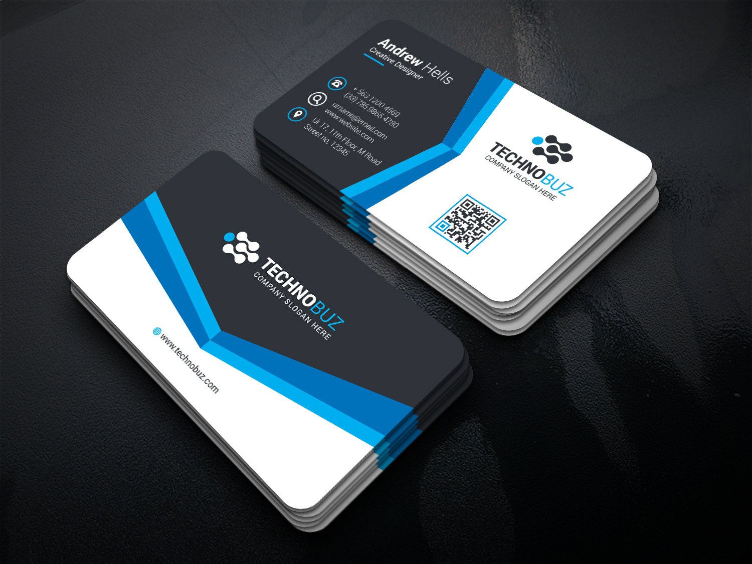 Creative Business Cards, a Business Card Template by GenerousArt