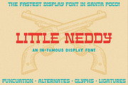 Little Neddy Display Font, a Font by dancashdesign (Thumbnail 1 of 3)