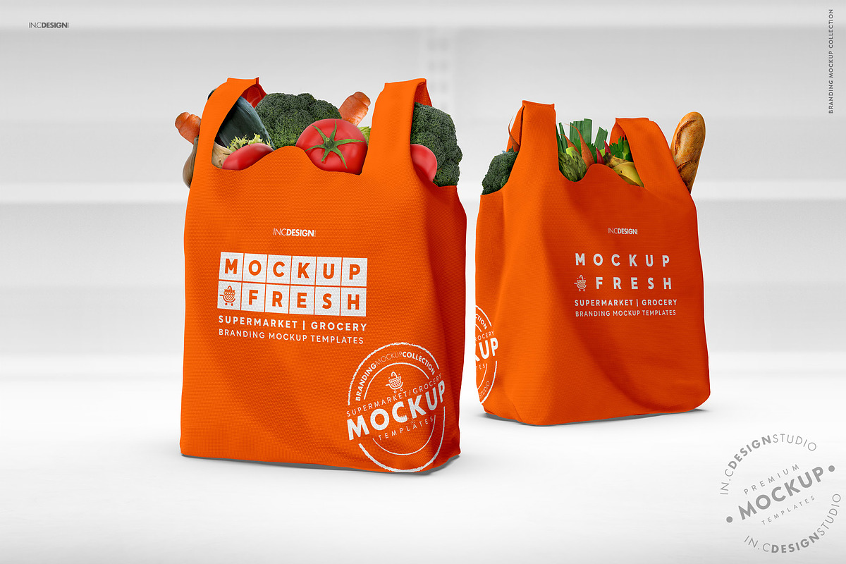 Non Woven Shopping Bag Mockup, a Product Mockup by INCDesign (Photo 3 of 10)