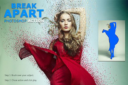 Break Apart Photoshop Action