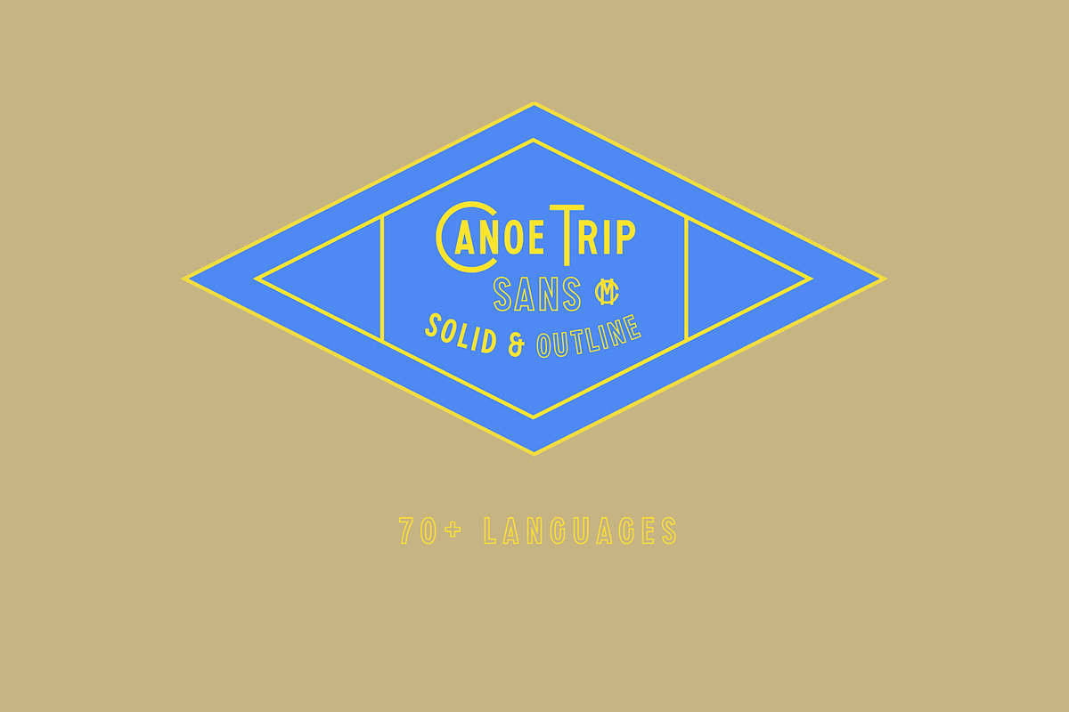 Canoe Trip Sans MC - Solid & Outline
