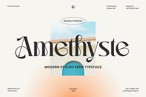 Amethyste Modern Stylish Serif Font