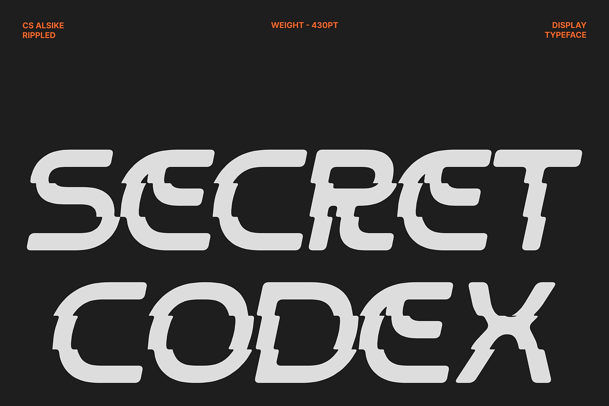CS Alsike Rippled, a Sans Serif Font by Craft Supply Co. (Photo 3 of 8)