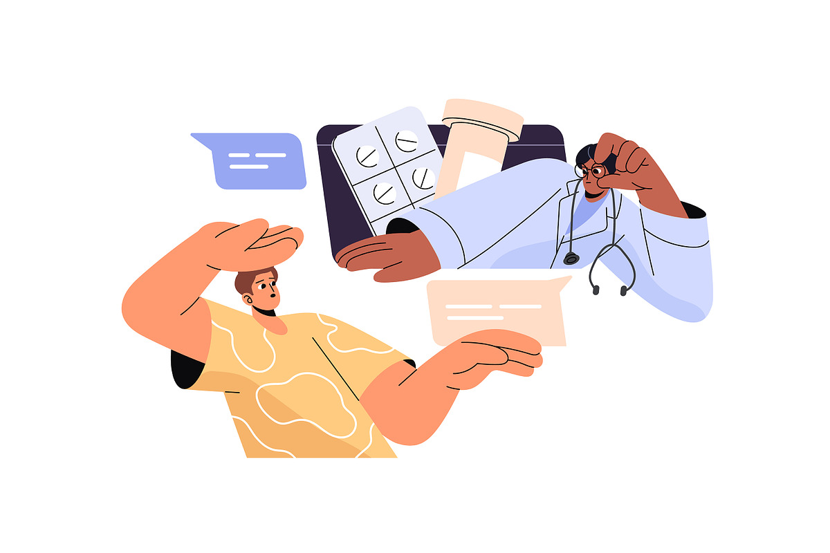 Online medicine, pharmacy store set, a Healthcare Illustration by PaperTrident (Photo 4 of 13)