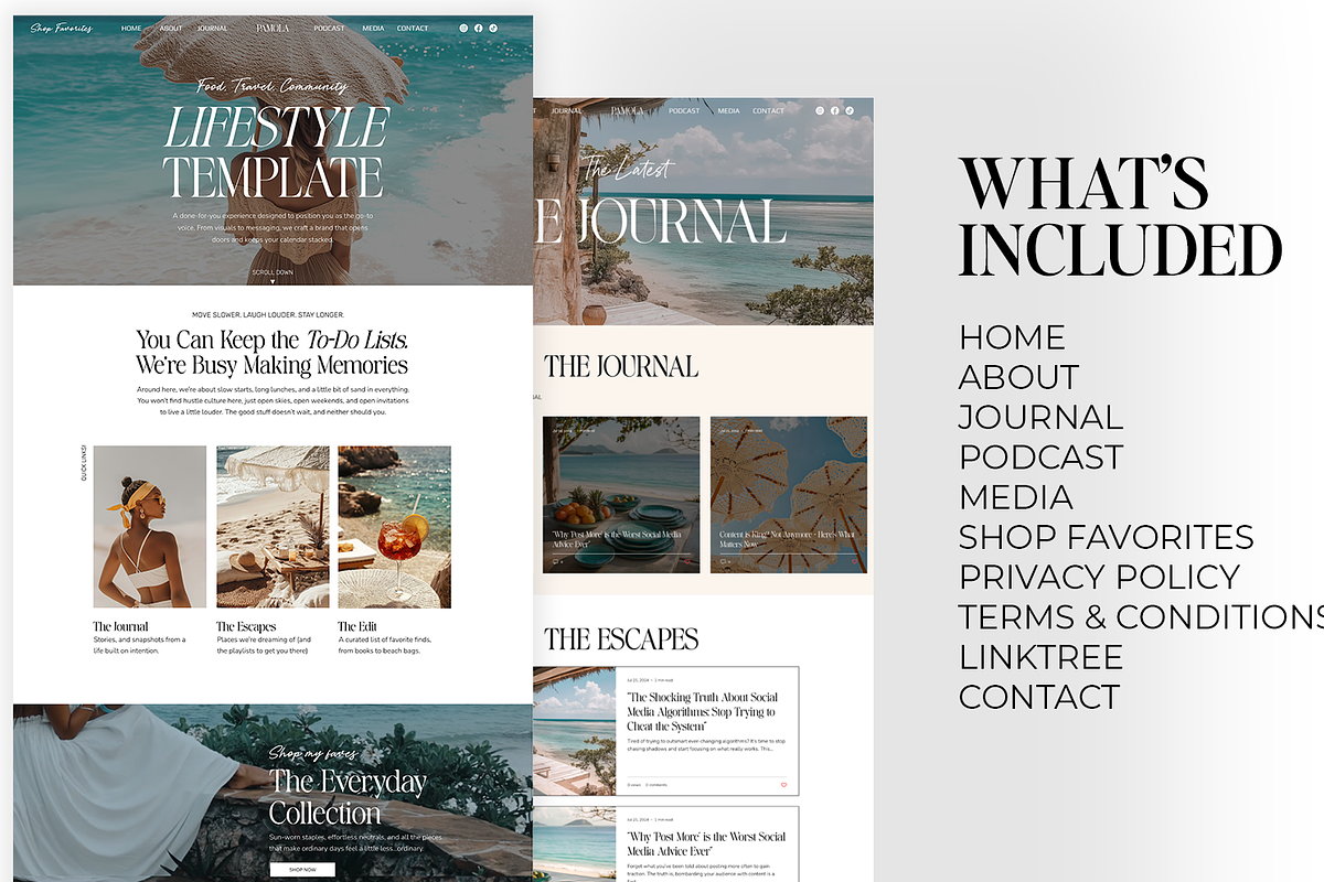 Wix Studio Template | Lifestyle Brands preview 3