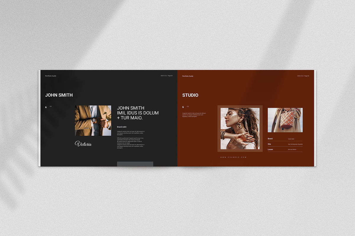 Work Portfolio Template, a Brochure Template by metastudio38 (Photo 4 of 7)