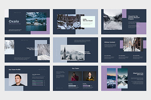 Oxalo : Winter Theme Google Slides