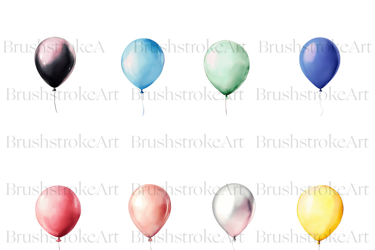 Balloon Clipart, Wedding Balloon PNG, an Object Illustration by BrushstrokeArtGB (Photo 4 of 9)