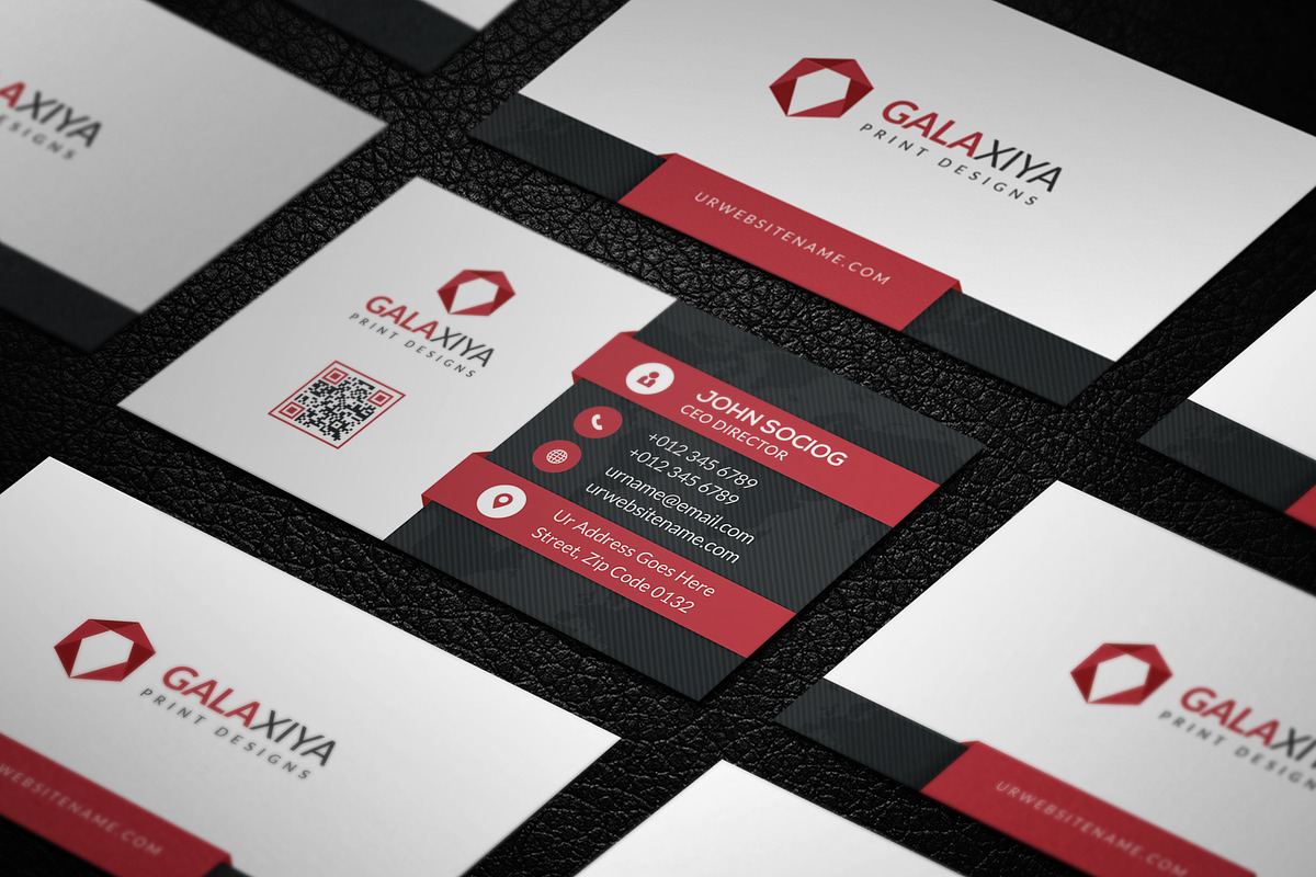 Modern Corporate Business Cards, a Business Card Template by Galaxiya (Photo 5 of 8)