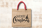 Christmas SVG - Merry Christmas SVG, a Decorative Illustration by Dasagani (Thumbnail 5 of 5)
