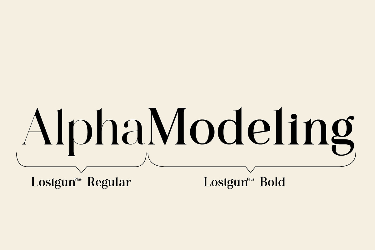 Lostgun Plus | Stylish Typeface, a Serif Font by Qaratype (Photo 17 of 20)