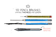 Hand Drawn Pencil Brushes, a Brush Add-On by Side Project (Thumbnail 2 of 5)