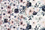 Floral Seamless Patterns, a Pattern Graphic by DreamCafeArt (Thumbnail 5 of 5)