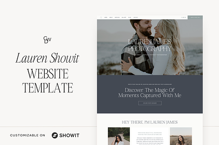 Showit Website Template | Lauren