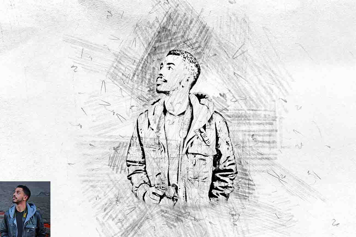 Faster Sketch Effect Ps Action, an Action Add-On by Studio Retouch (Photo 30 of 34)