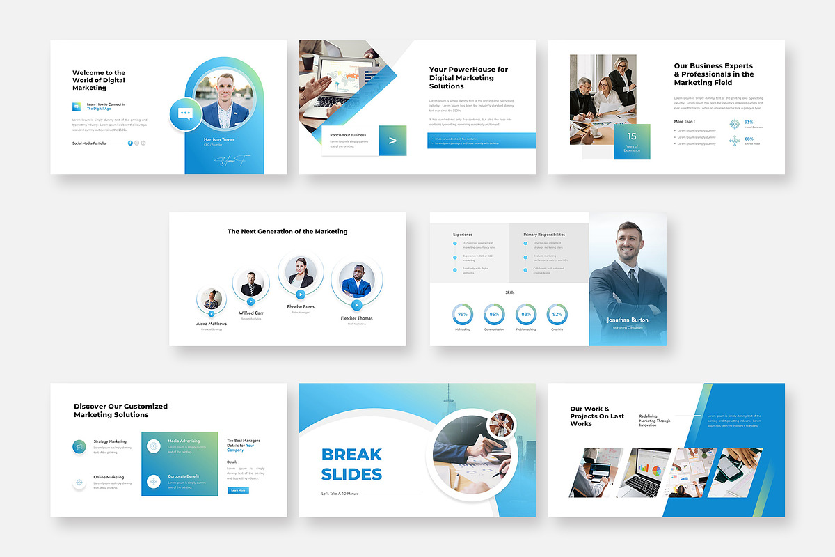 Digital Marketing PowerPoint, a Presentation Template by Premast (Photo 2 of 3)