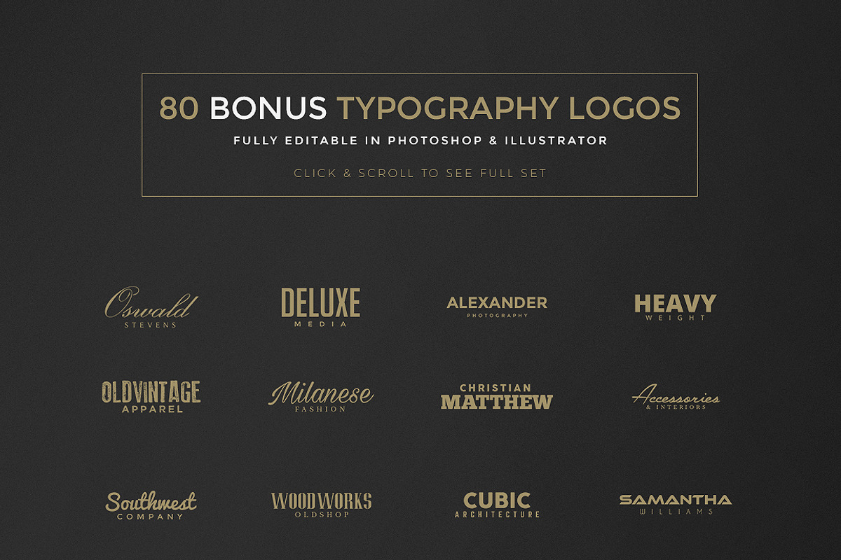 1500 Logos Bundle Collection, a Branding & Logo Template by Graphicdome (Photo 62 of 185)