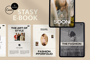 STASY – Fashion Ebook Template, a Print Template by AESTETHIC_STUDIO
