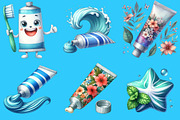 Toothpaste Clipart, an Illustration by DreamCafeArt (Thumbnail 4 of 7)