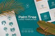 Palm Tree Logo Templates, a Branding & Logo Template by Rukuru Studio (Thumbnail 1 of 5)