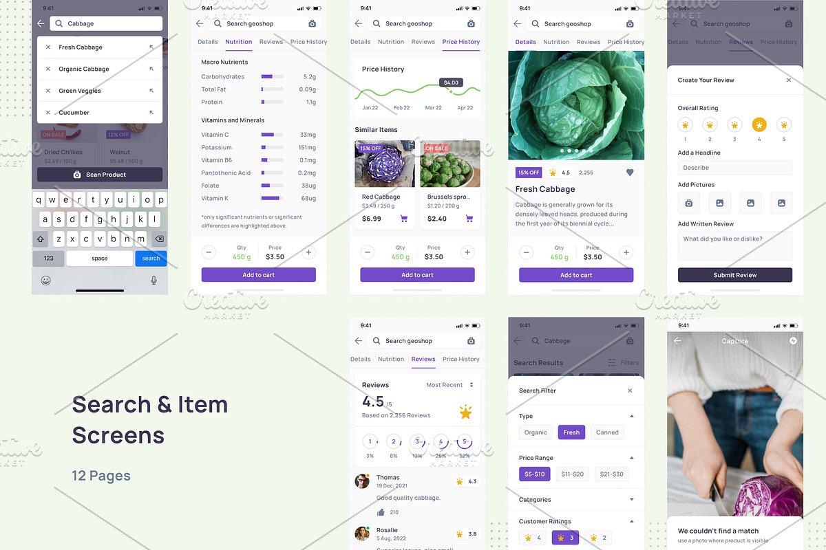 Geo Shop - Grocery Shopping App, an App Template by azyrusthemes (Photo 14 of 15)